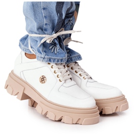 Lewski Shoes Nahka Oxfords Lewski Kengät 3011-0 Valkoinen