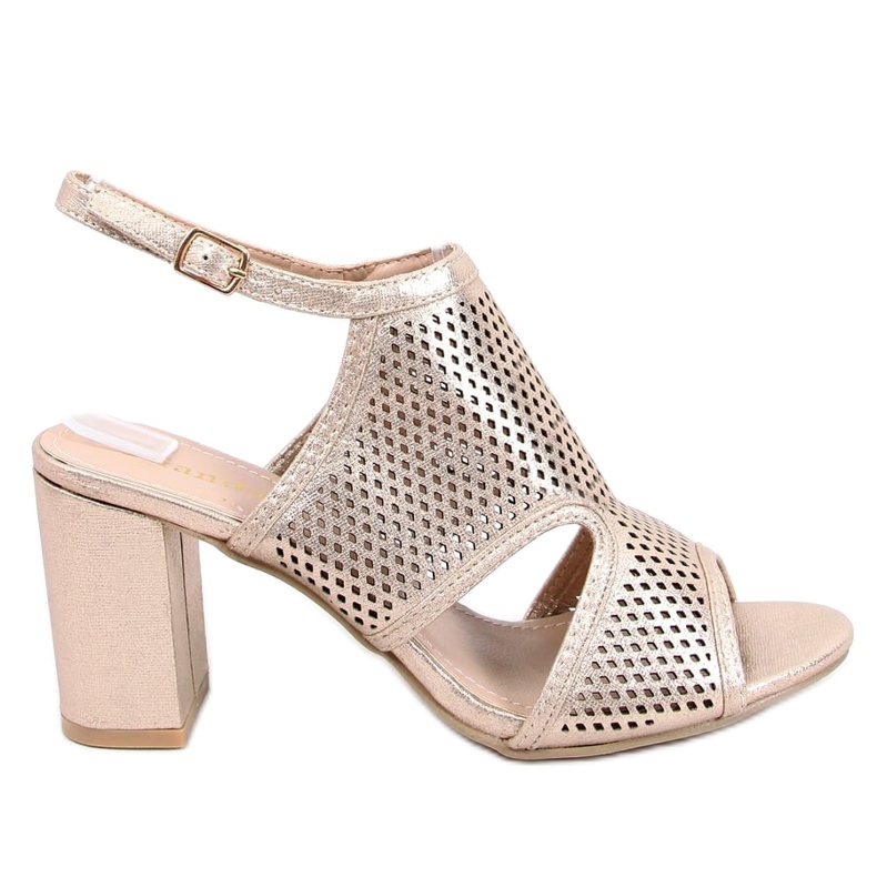 Kultaiset korkokengät F1877 Gold kultainen