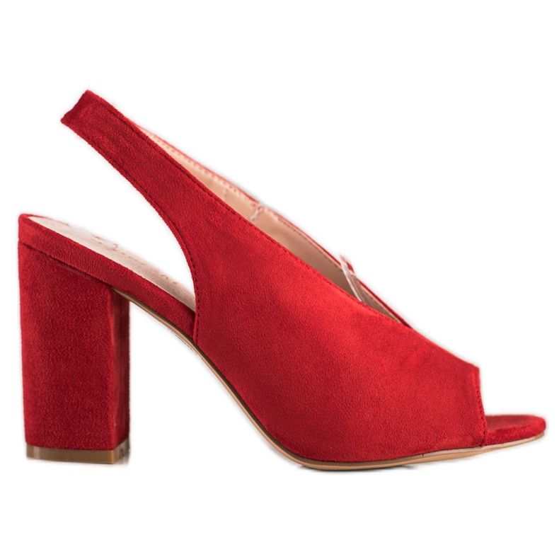 S. BARSKI Rakennetut sandaalit S.BARSKI punainen