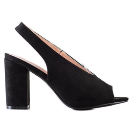 S. BARSKI Rakennetut sandaalit S.BARSKI musta