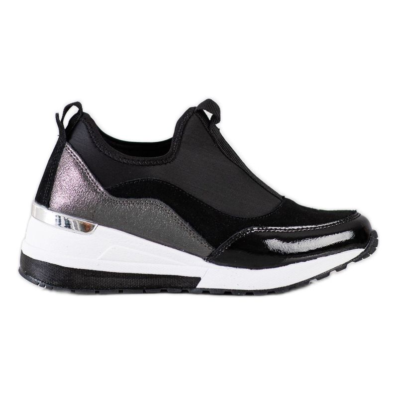 Goodin Nahka Wedge lenkkarit musta