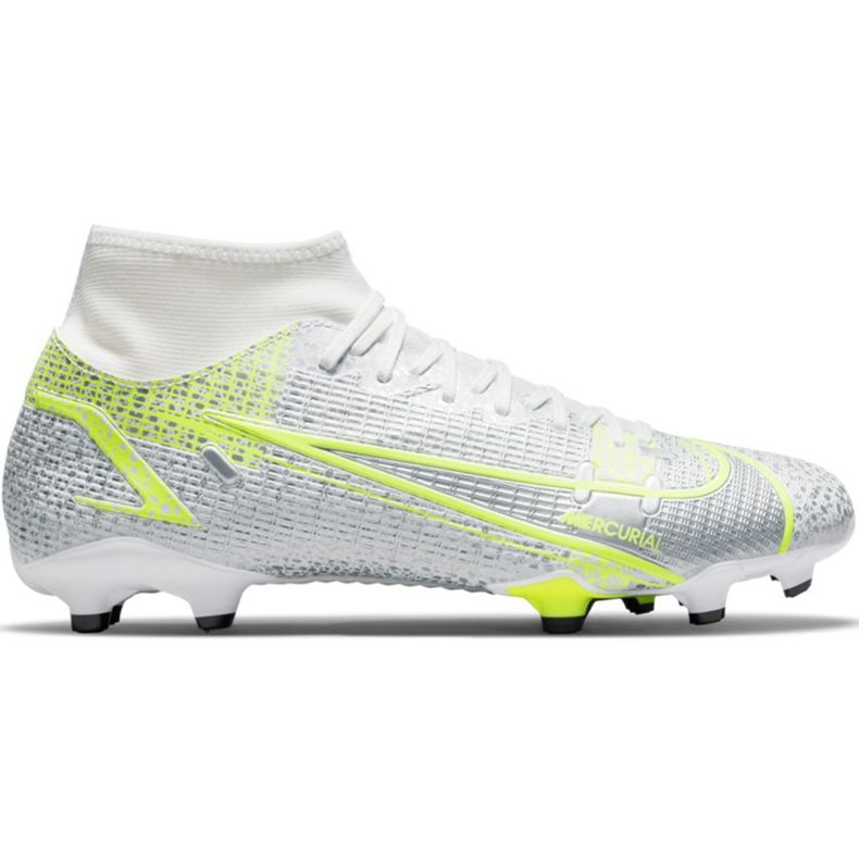 Nike Mercurial Superfly 8 Academy FG / MG CV0843 107 jalkapallokengät hopea