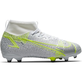 Nike Mercurial Superfly 8 Academy FG / MG Junior CV1127 107 jalkapallokengät hopea