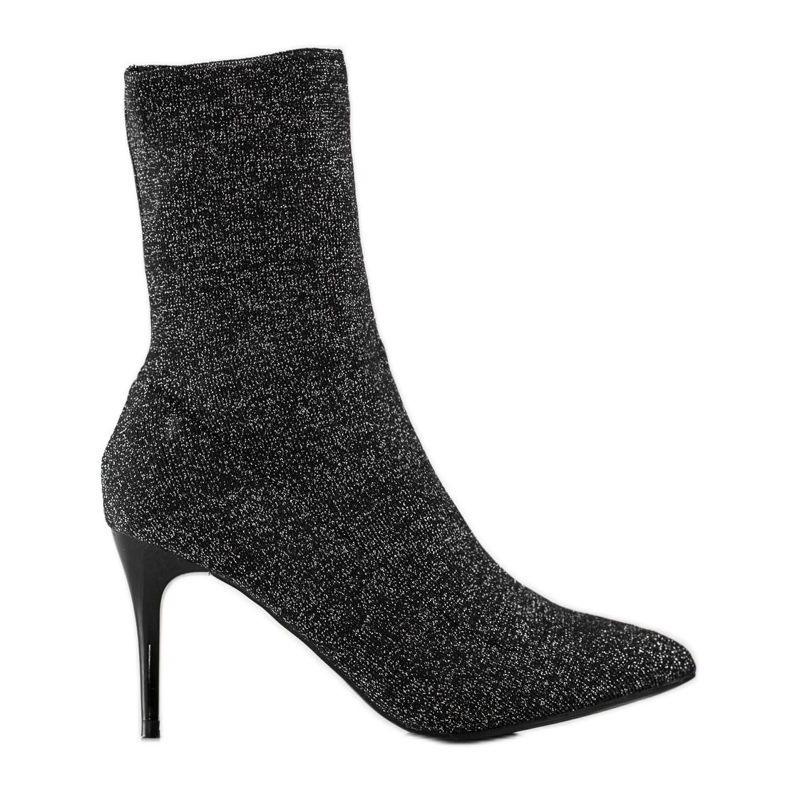 Sabatina Kevät saappaat korkealla kantapäällä musta