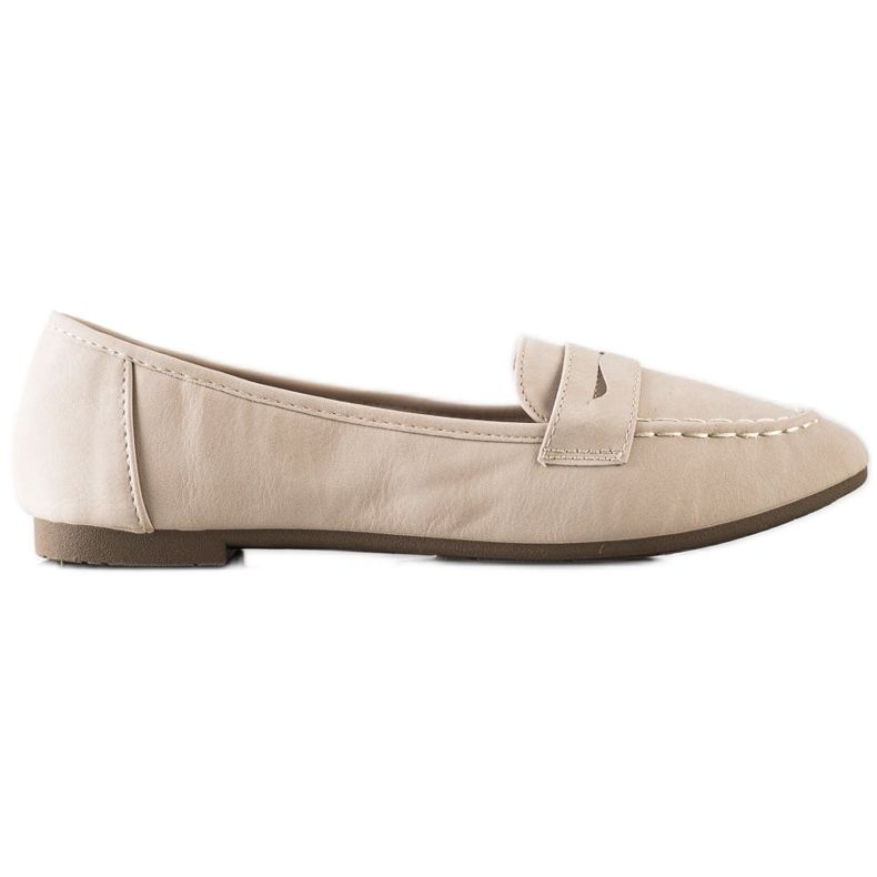 Nio Nio Beige Loaferit Eco -nahkaa
