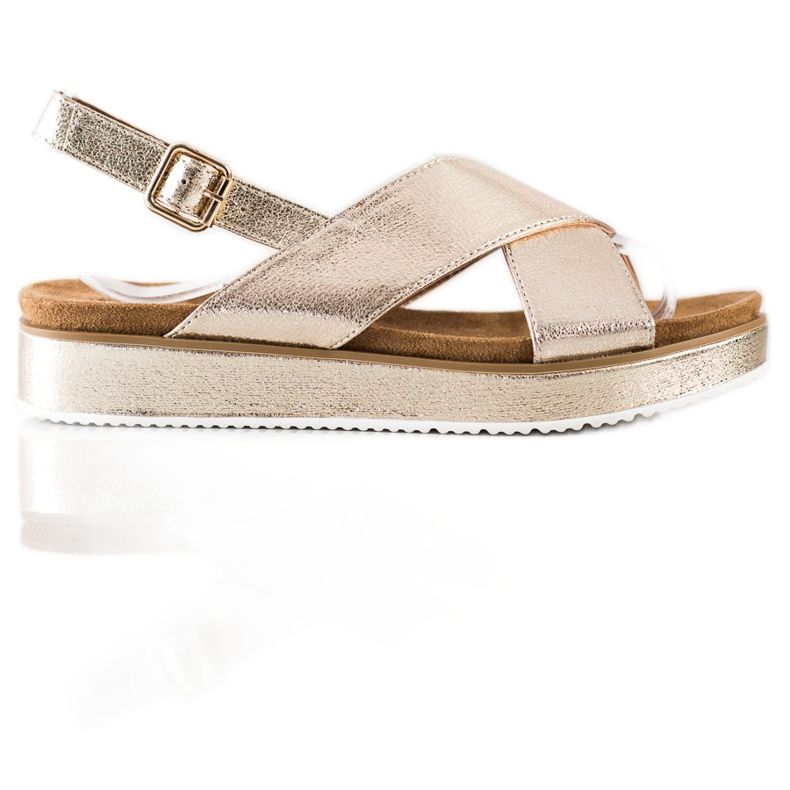 Goodin Kultaiset sandaalit alustalla kultainen