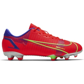 Nike Mercurial Vapor 14 Academy FG / MG Junior CV0811 600 jalkapallokengät punainen punainen