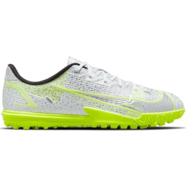 Nike Mercurial Vapor 14 Academy Tf Junior CV0822 107 jalkapallokengät hopea