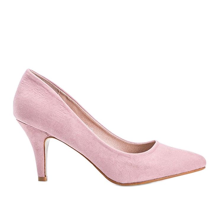 Vaaleanpunaiset pumput ekonahkaa Meagan vaaleanpunainen