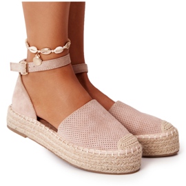 MSMG Espadrillit olkilavalla Beige Bali