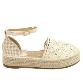 Beige pitsi-espadrillit 888-85 Beige