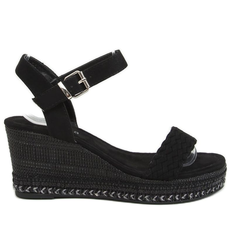 Musta LL-31 Musta kiila sandaalit