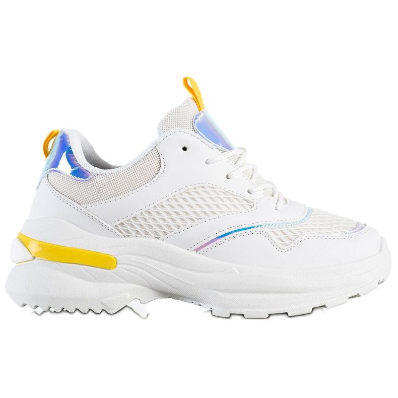 SHELOVET Lenkkarit Platformilla Mesh valkoinen