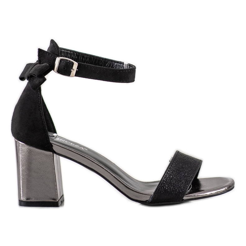 Sandaalit, joissa rusetti VINCEZA musta