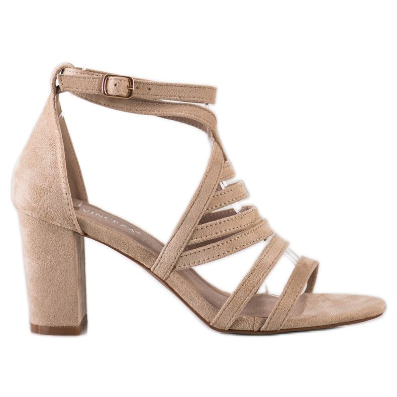 VINCEZA Strappy -sandaalit beige