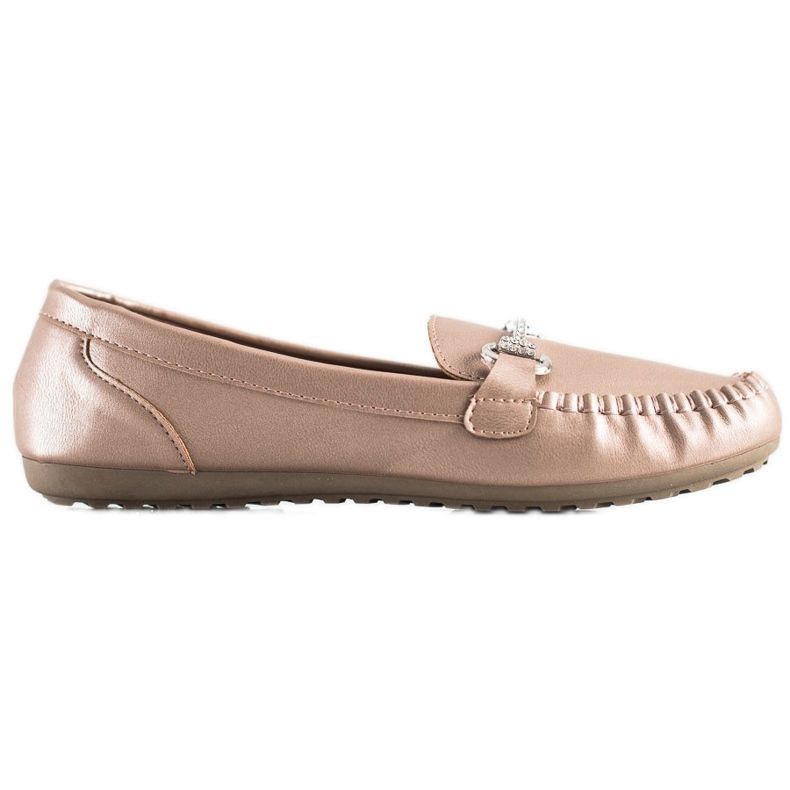 Queentina Tyylikäs Loaferit Kuutiometriä Zirkonia beige