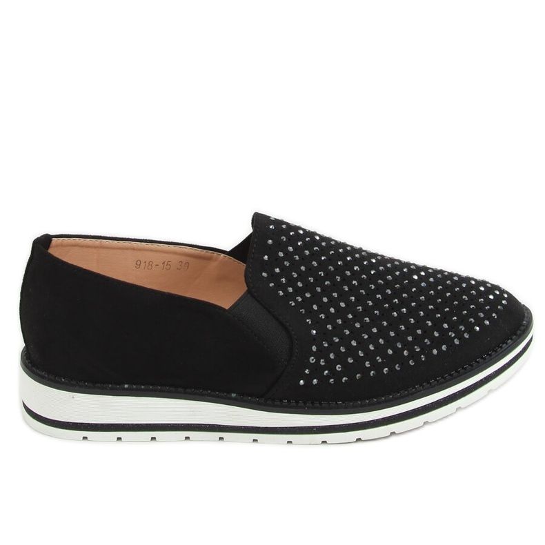 Mustat harjakengät 918-15 Musta