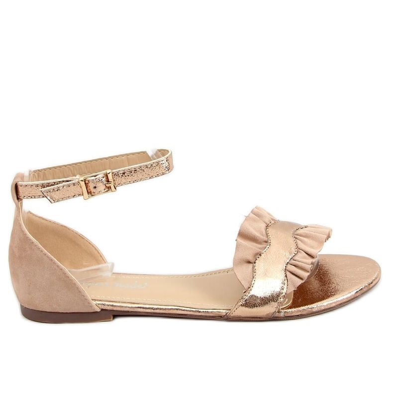 Vaaleanpunaiset naisten sandaalit 3458 Pinkki vaaleanpunainen