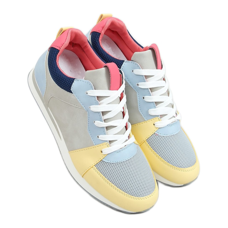 Moniväriset urheilukengät B0-546 Sininen monivärinen