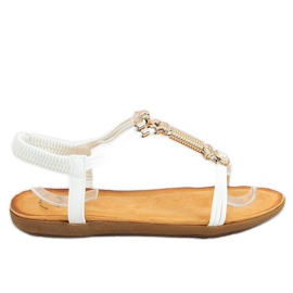 Valkoiset naisten sandaalit H075 Blanco valkoinen