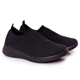 EVE Lasten urheilukengät Slip-On Black School Trip musta