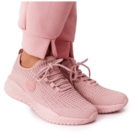 Naisten urheilukengät Memory Foam Big Star HH274299 Vaaleanpunainen