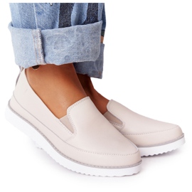 S.Barski Naisten lenkkarit Slip-On S. Barski Beige