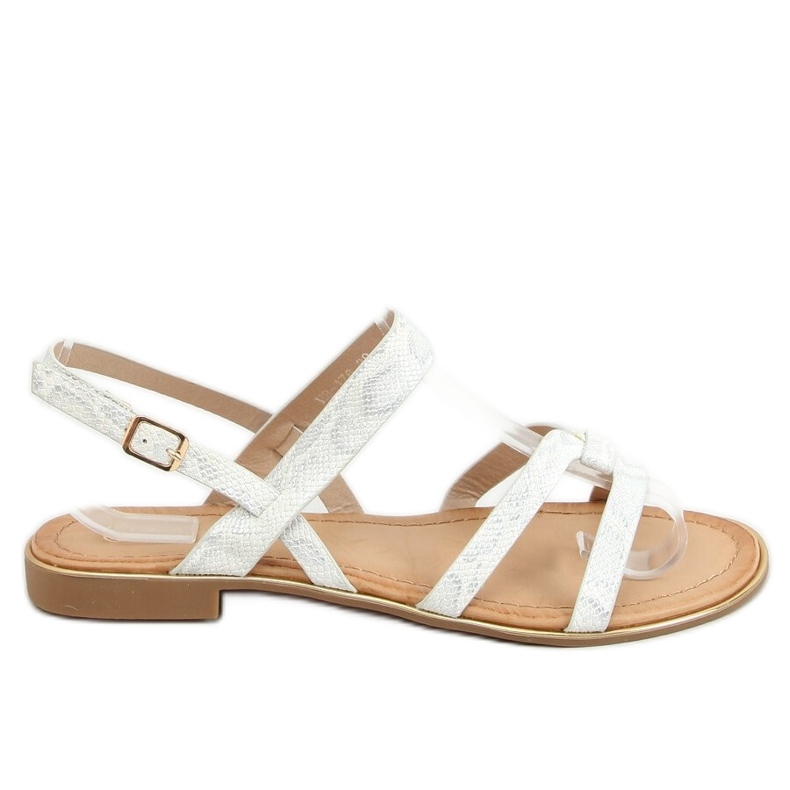 Hopeiset naisten sandaalit H8-176 Hopea