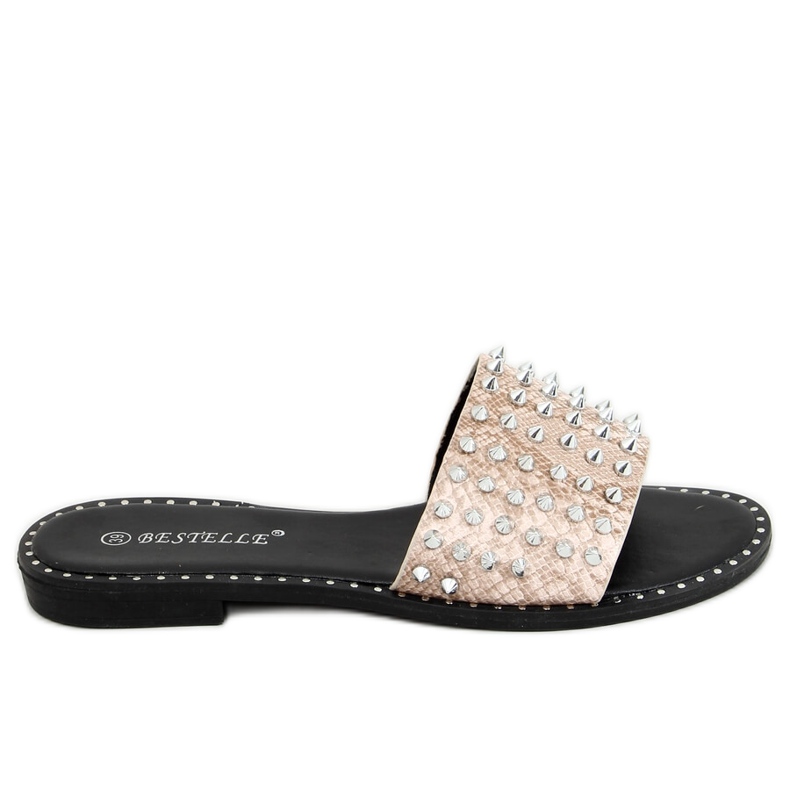 Beige tossut nastoilla N101 Beige