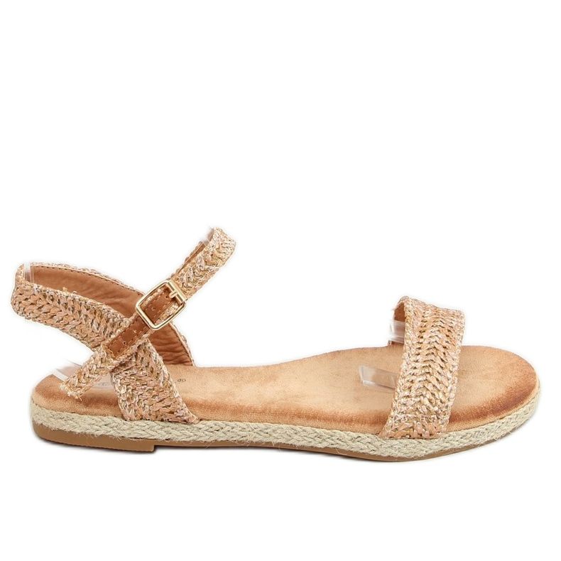 Champagne espadrilles sandaalit L197SA-1 Champagne vaaleanpunainen