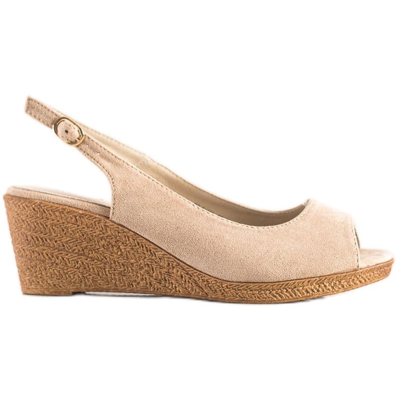 Goodin Rento Wedge sandaalit beige