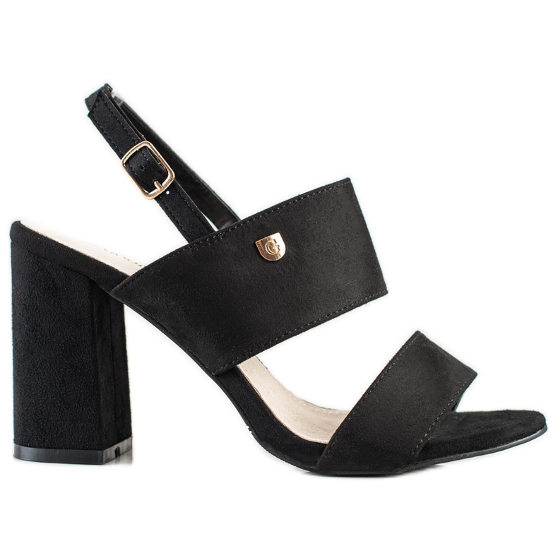 Goodin Sandaalit laajalla baarilla musta