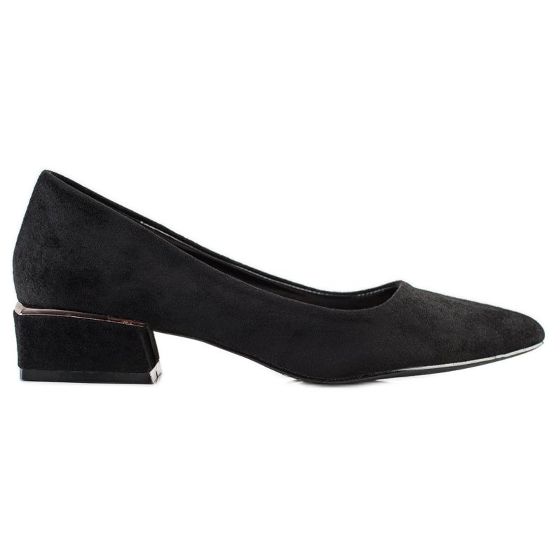 Goodin Mustat pumput tasaisella kantapäällä