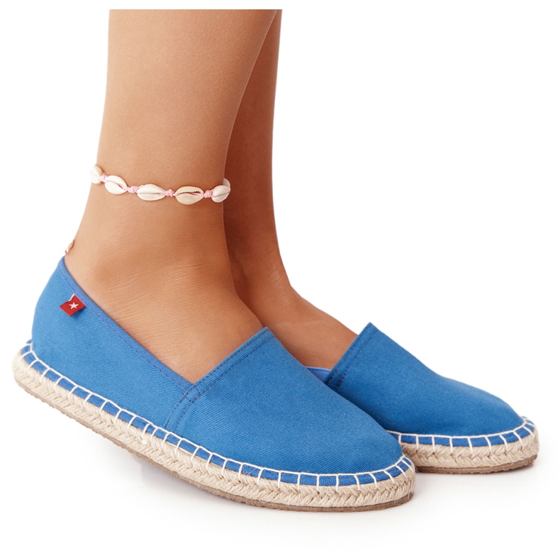 Espadrillot punotulla pohjalla Big Star DD274A152 Sininen