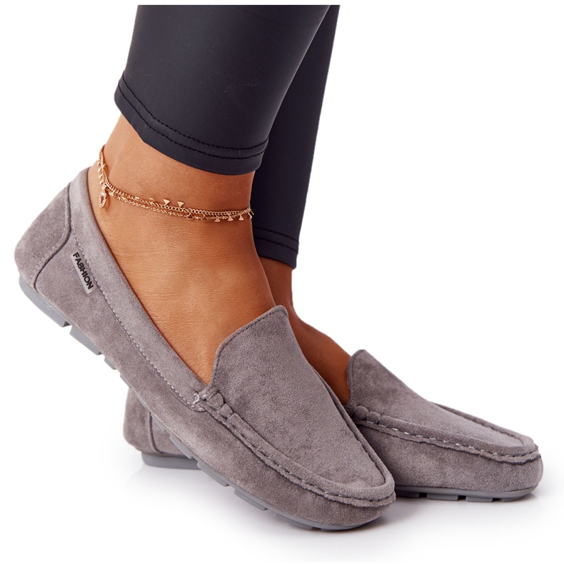 PH1 Naisten mokkanahkatakit, harmaa San Marino