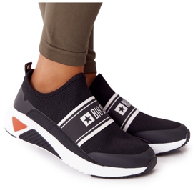 Urheilukengät Slip-On Memory Foam Big Star HH274536 Musta