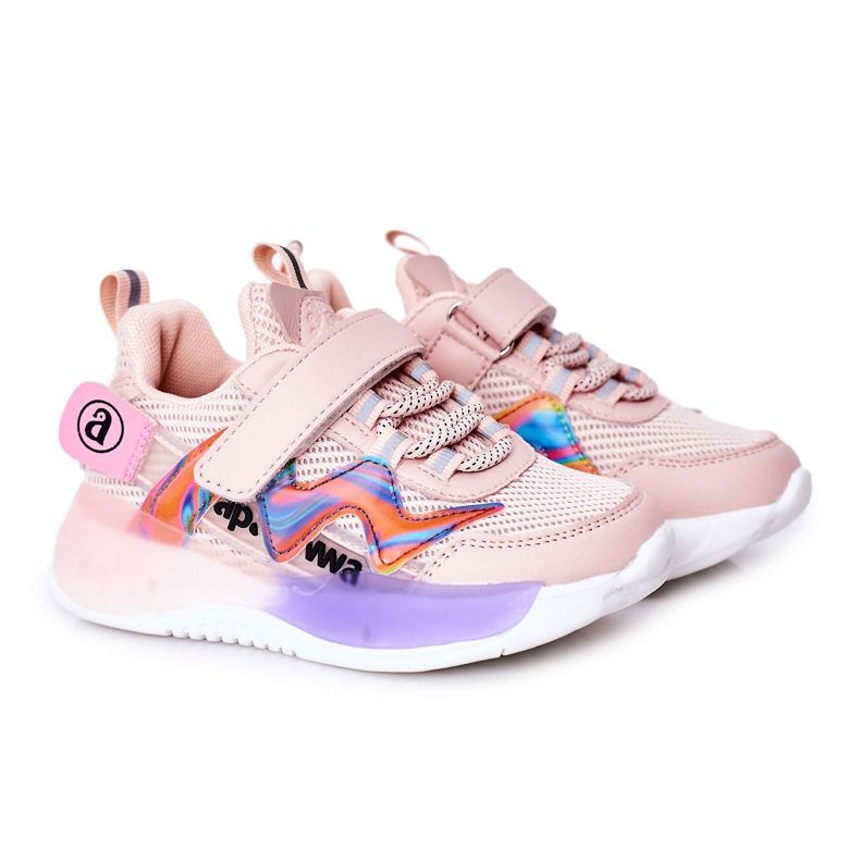 Apawwa Lasten urheilukengät Tennarit Pink Jump Jump vaaleanpunainen