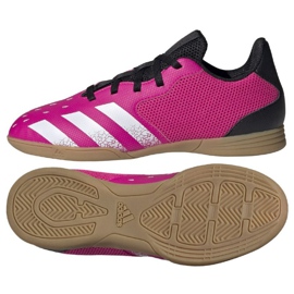 Adidas Predator Freak .4 In Sala Jr FW7539 jalkapallokengät monivärinen ruusuja ja violetteja