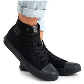 Korkeavartiset tennarit Big Star FF274A170 Musta