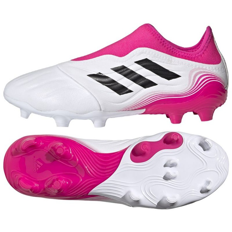 Adidas Copa Sense.3 Ll Fg M FW7268 jalkapallokengät tummansininen, valkoinen, vaaleanpunainen valkoinen