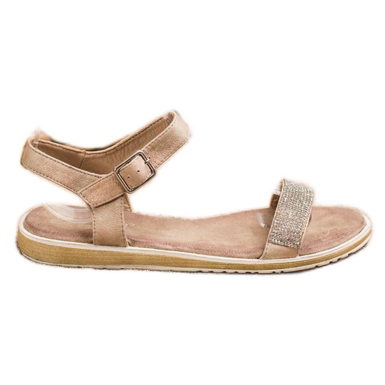 S. BARSKI Sandaalit Cubic Zirkonia S.BARSKI ruskea