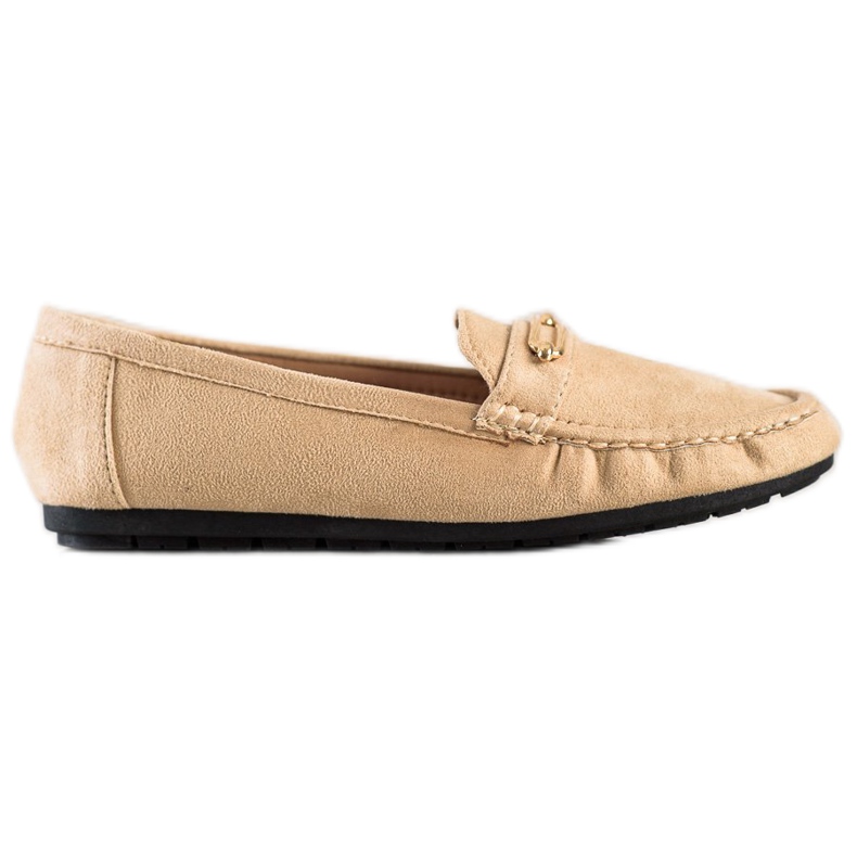 SHELOVET Mukavat Beige Loaferit ruskea