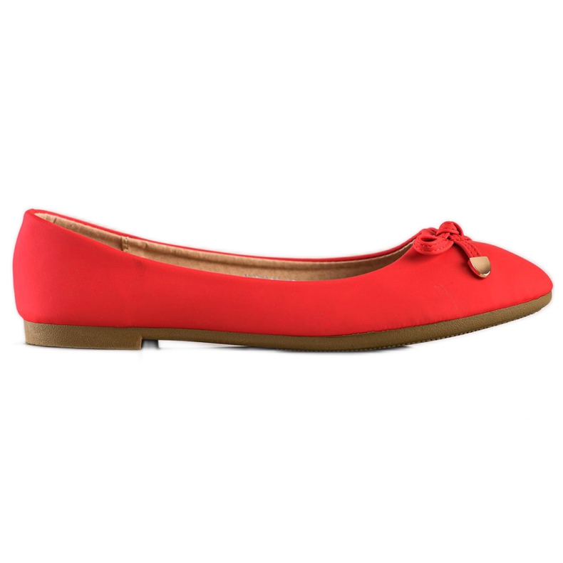 Diamantique Klassiset punaiset ballerinat punainen