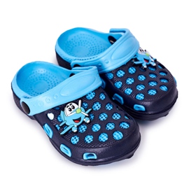 Lasten vaahtotossut Crocs Navy Blue Jupiter tummansininen sininen
