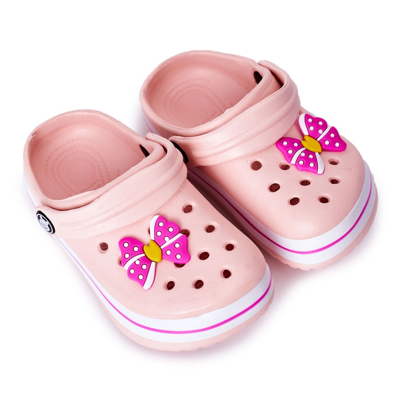 Lasten vaahtotossut Crocs Pink Lazy Day vaaleanpunainen