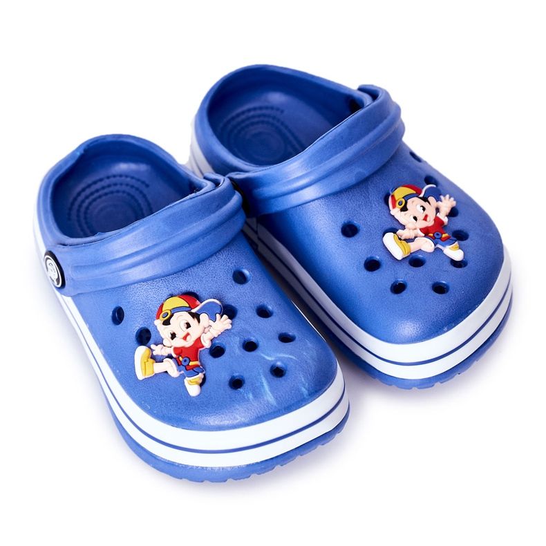 Lasten vaahtotossut Crocs Blue Lazy Day sininen