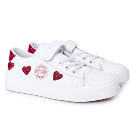 Lasten lenkkarit tarranauhalla Big Star HH374001 Valkoinen