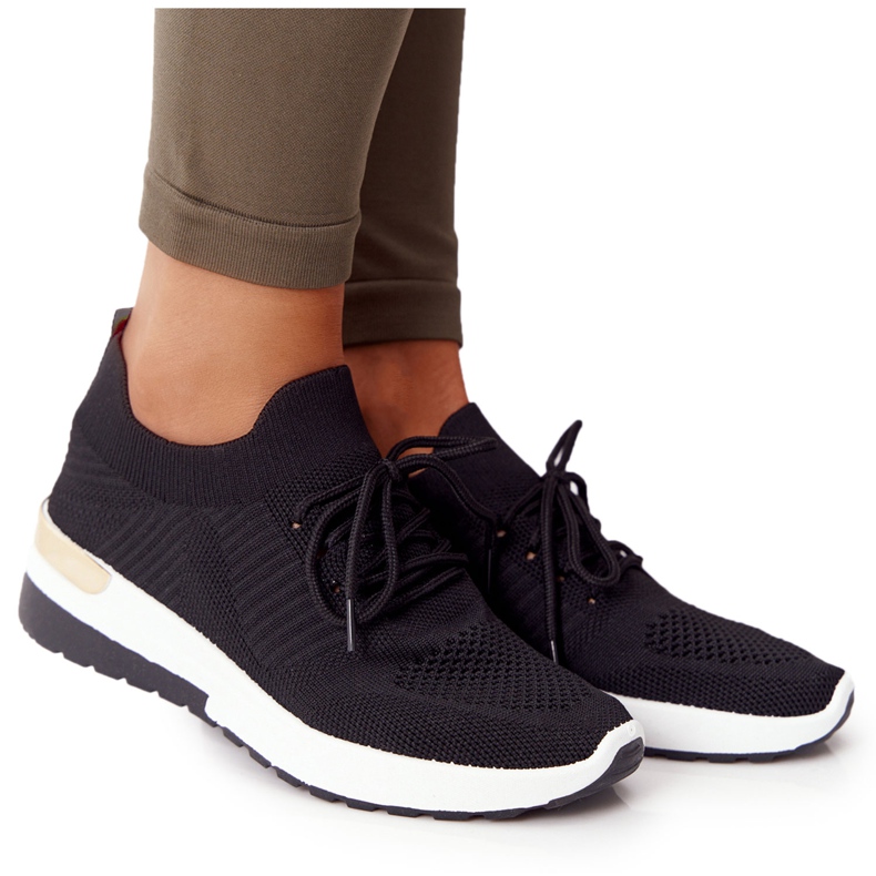 PG1 Urheilukengät Tennarit Wedge Musta Adeyla valkoinen