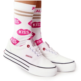 Cross Jeans Naisten lenkkarit Platform Cross Farkut FF2R4001C Valkoinen