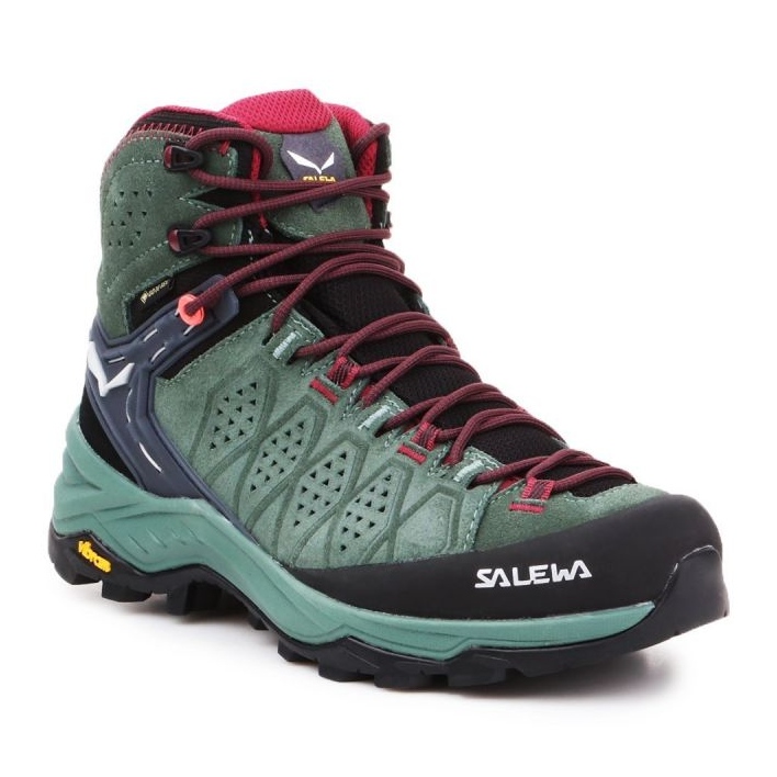 Salewa Ws Alp Trainer 2 Mid Gtx W 61383-5085 vaelluskengät vihreä